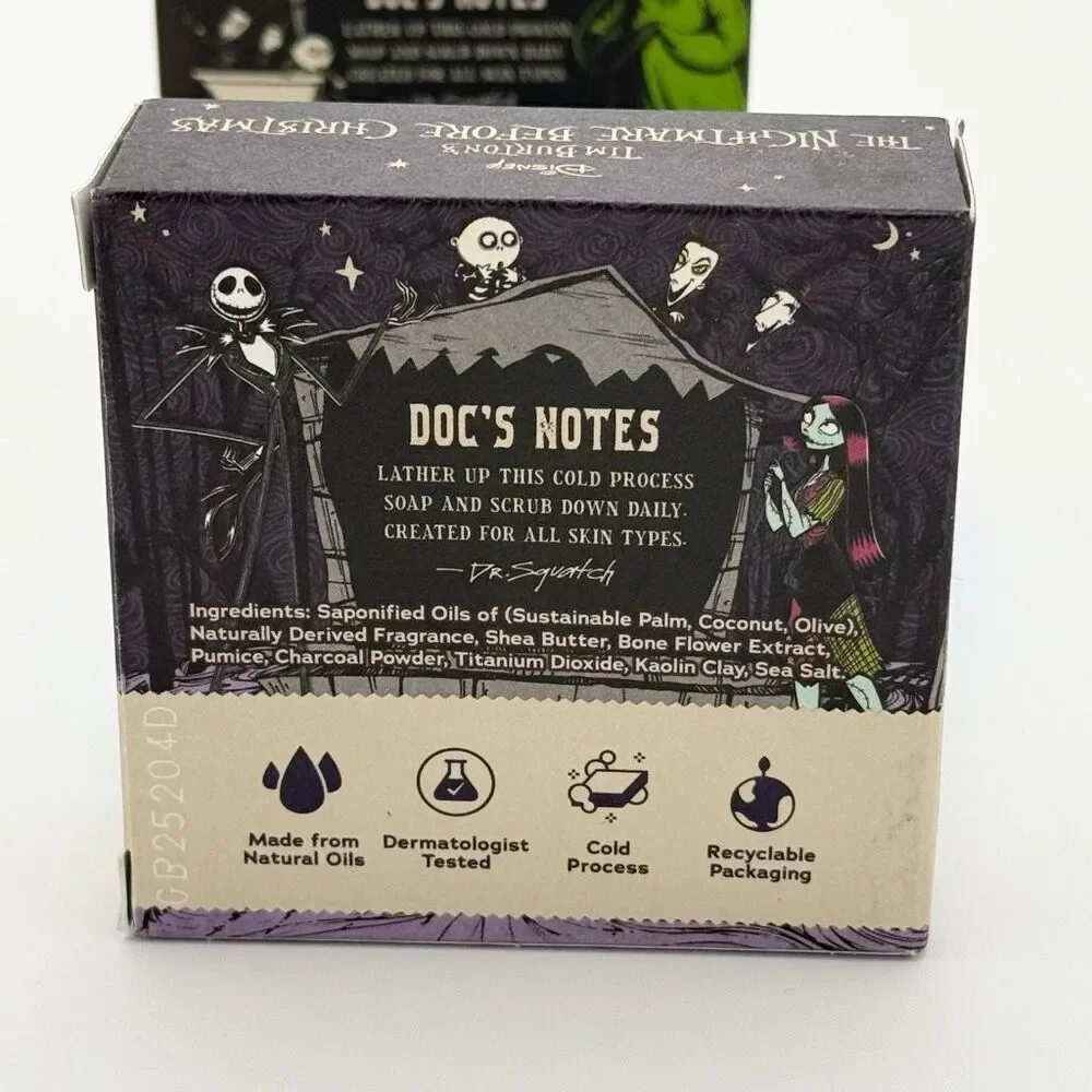 Dr. Squatch Limited Edition Lot of 3 Bar Soaps: Polar Rush Skellington’s Suds Oo